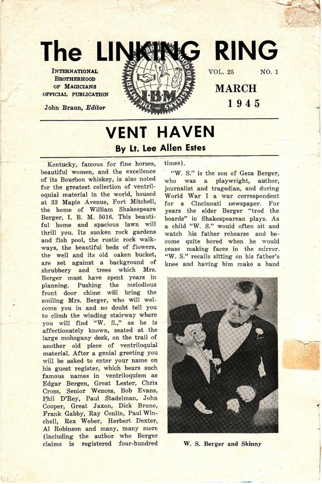 Vent Haven - W.S. Berger, Fort Mitchell, Kentucky