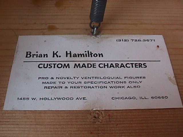 Ventriloquist Central | Brian Hamilton Wood Carved Figure