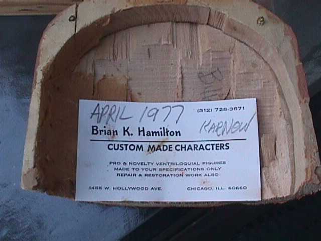 Ventriloquist Central | Brian Hamilton Wood Carved Figure